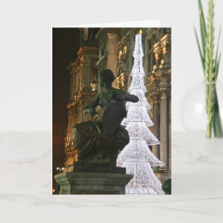 Nöel à Paris III - Hotel de Ville Holiday Card