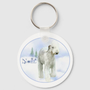 Noel Bedlington Terrier Key Ring