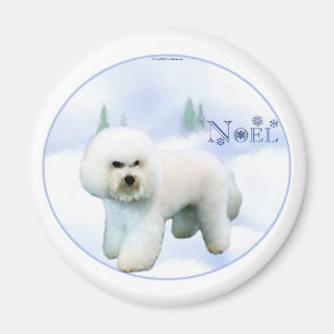 Noel Bichon Frise - Customised Magnet