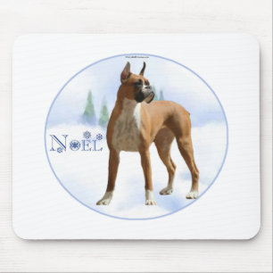 Noel Boxer Mouse Pad