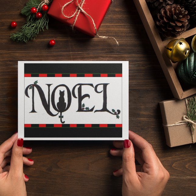 Noel Cat Christmas Card (Creator Uploaded)
