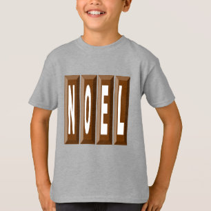 NOEL CHOCOLATE kids basic steel T-shirt