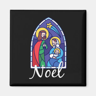 Noel - Christmas Advent Nativity Scene North Star Magnet