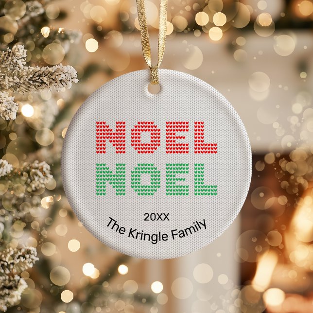 Noel Christmas Photo Ceramic Tree Decoration (Creator Uploaded)