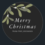 Noel -Christmas round sticker<br><div class="desc">Noel - Christmas round sticker,  Customisable. Part of a collection</div>