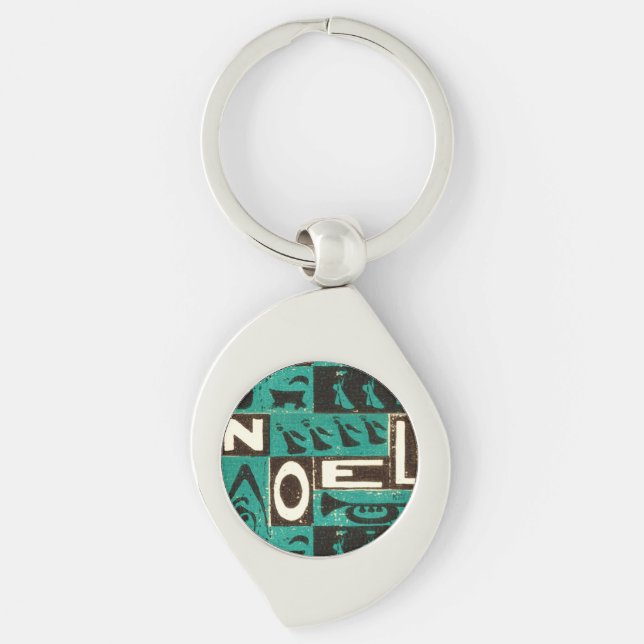 Noel Green Key Ring (Front)