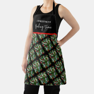 NOEL Greenery and Berries Christmas Apron