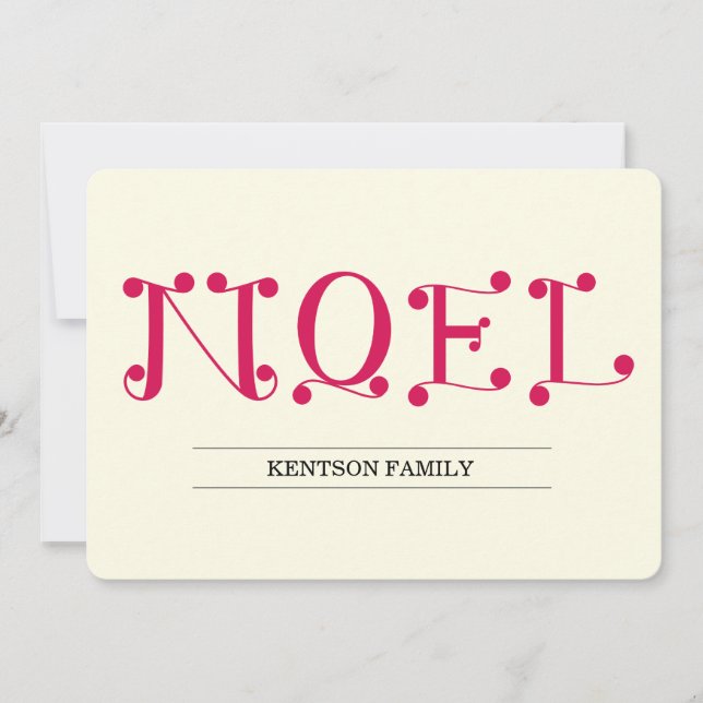 NOEL HOLIDAY CARD (Front)