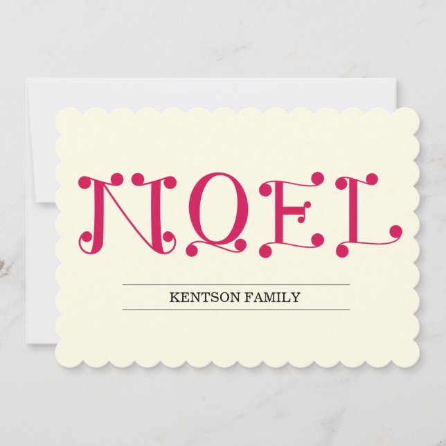 NOEL HOLIDAY CARD (Front)