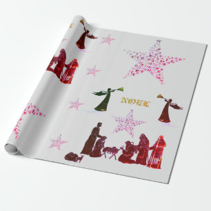 Noel Holiday Colours  Wrapping Paper