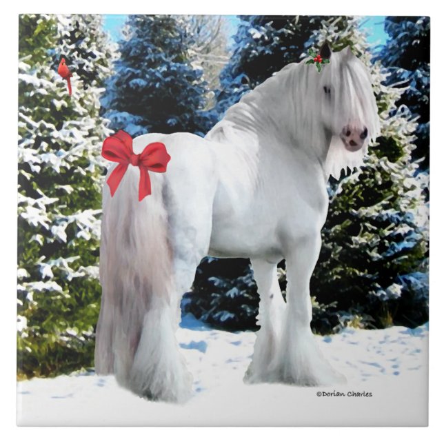 "Noel" Holiday Tile (Front)