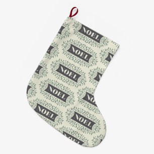 noel large christmas stocking