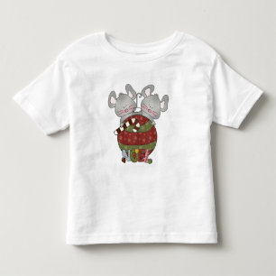 Noel Mice Christmas Holiday Toddler T-Shirt