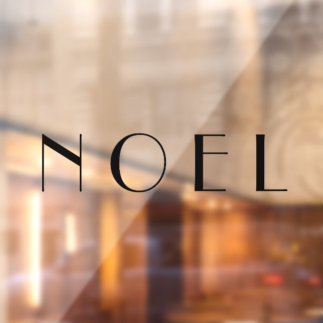 Noel Minimal Black Typography Christmas (Sheet 2)