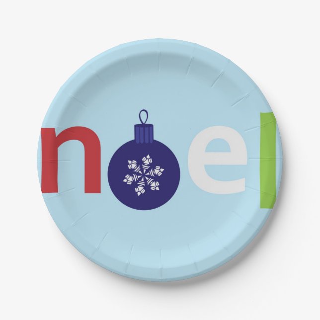 Noel Paper Plates (Front)