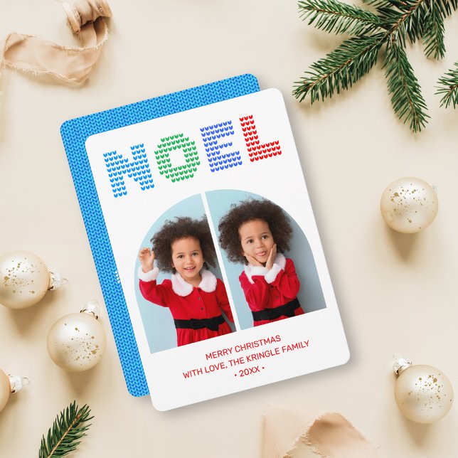 Noel Photo Christmas Greeting Card (Creator Uploaded)