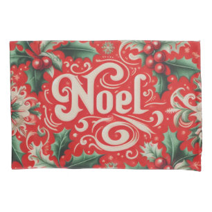 Noel Red & Green  Pillowcase