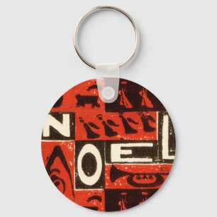Noel Red Key Ring