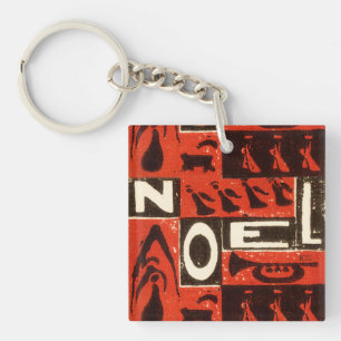Noel Red Key Ring