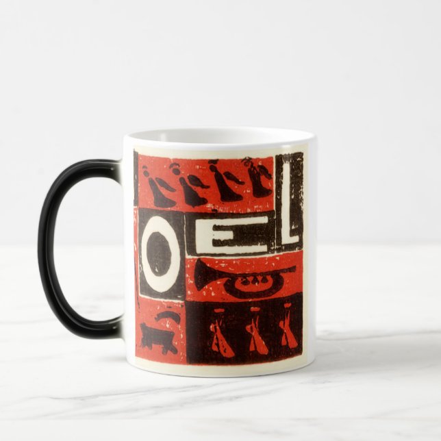 Noel Red Magic Mug (Left)