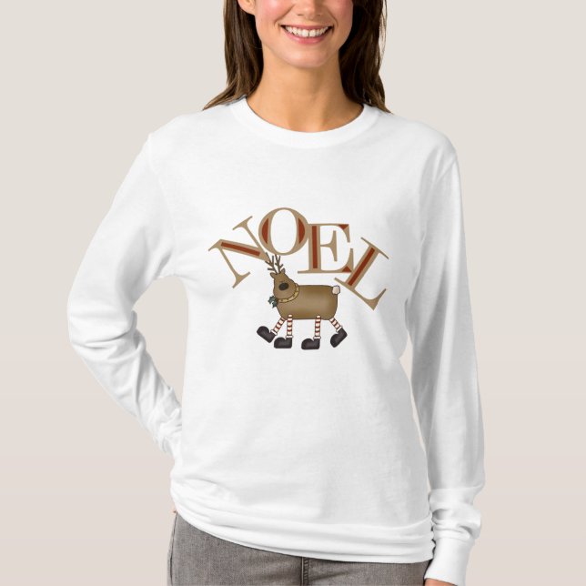 NOEL Reindeer Tshirts and Gifts (Front)