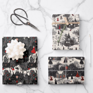 Noelivio – Künstlerische Weihnachtswelten Wrapping Paper Sheet