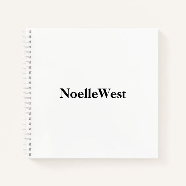 NoelleWest Dot Grid Journal (Front)