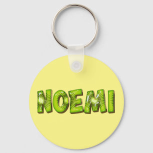 Noemi Name Kiwi Design Keychain