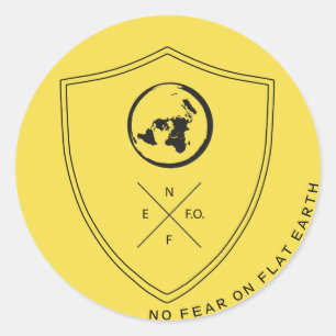 #NOFEARONFLATEARTH TAG1 Sticker