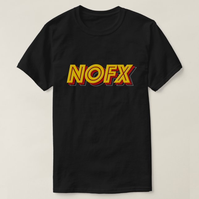 NOFX BAND MERCH TYPE T-Shirt (Design Front)