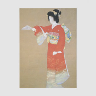 Noh Dance Prelude by Uemura Shoen Tissue Paper