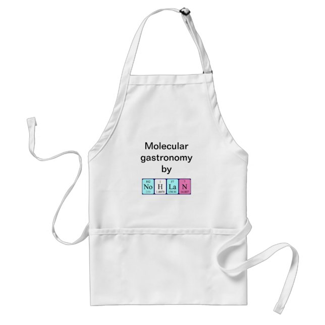 Nohlan periodic table name apron (Front)