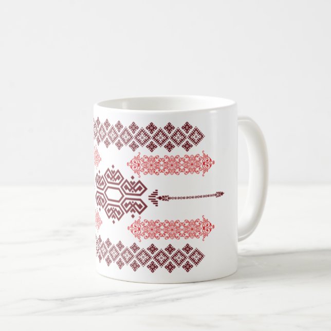  Noir Baroque – Elegant Mug with Classic Dark  (Front Right)