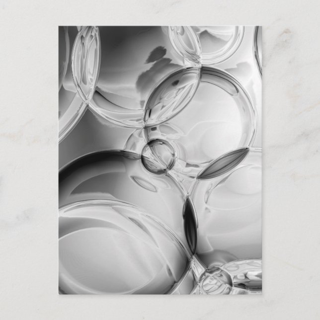 Noir Bubbles Postcard (Front)