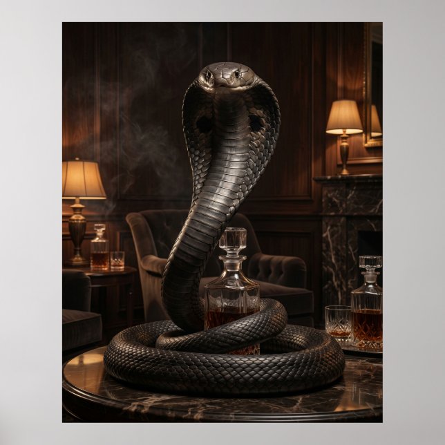 Noir Cobra Smoking Room Poster (Front)