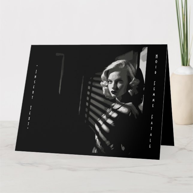 Noir Femme Fatale Card (Front)