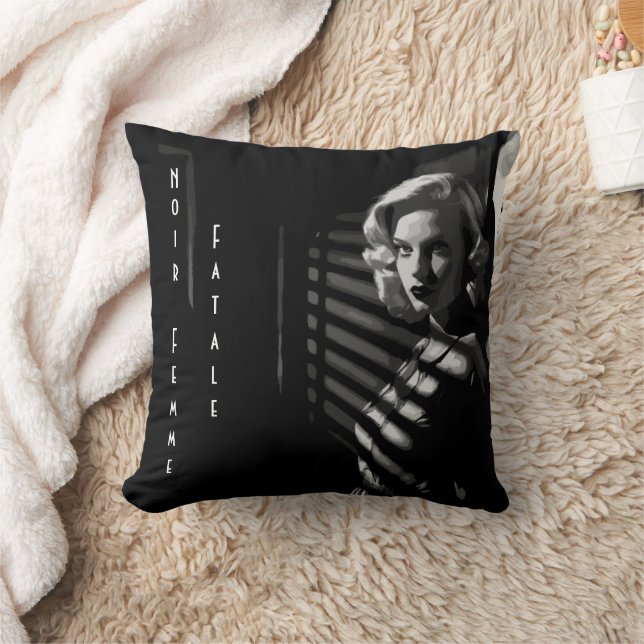 Noir Femme Fatale Cushion (Blanket)