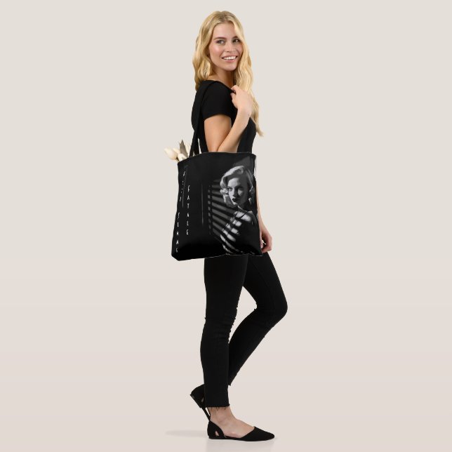 Noir Femme Fatale Tote Bag (On Model)