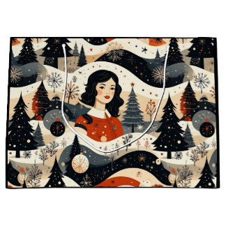 Noir Noël Large Gift Bag