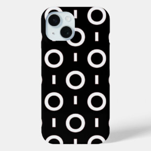 Noir Orbit iPhone 15 Case
