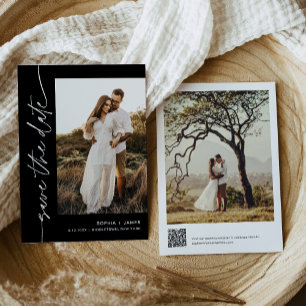 NOIR Save The Date Invitation