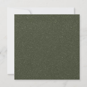 Noise Texture Moss-Green Flat Note Card (Custom)