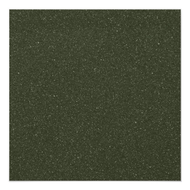 Noise Texture Moss Green Glossy Poster Print (Front)