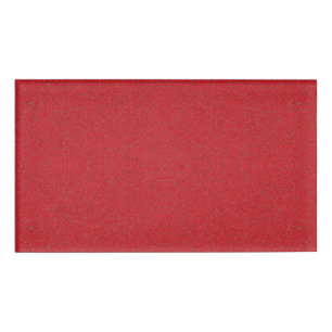 Noise-Texture Tomato Red Name Tag – Customisable