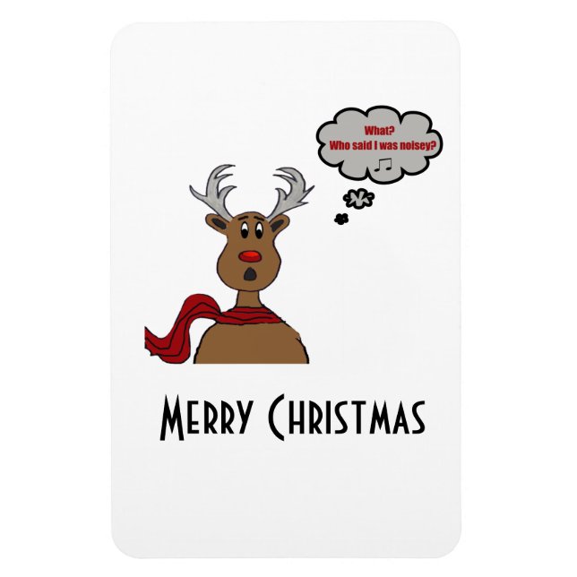 Noisey Rudolph Design Magnet (Vertical)