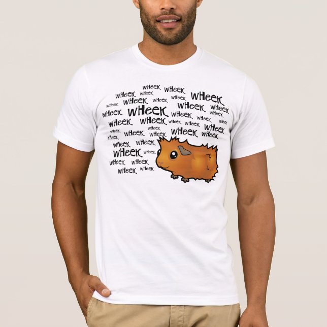Noisy Guinea Pig (scruffy) T-Shirt (Front)