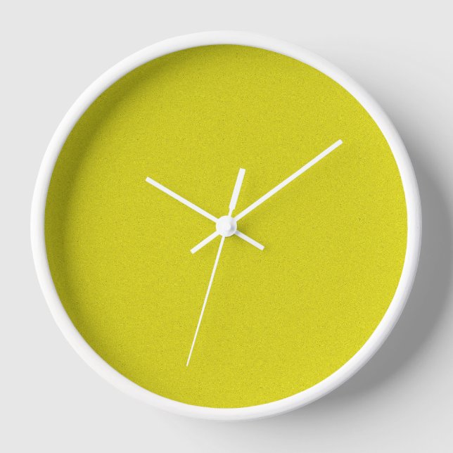 Noisy Yellow Clock (Front)