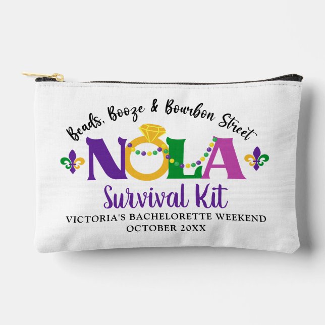 NOLA BACHELORETTE WEEKEND  ACCESSORY POUCH (Front)