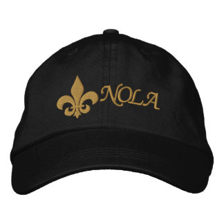 NOLA - Fleur De Lis Embroidered Hat