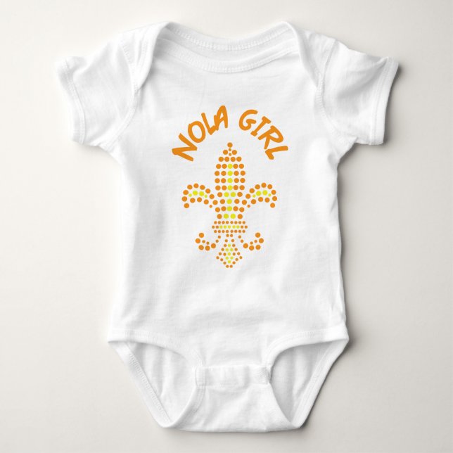 NOLA Girl Baby Bodysuit (Front)